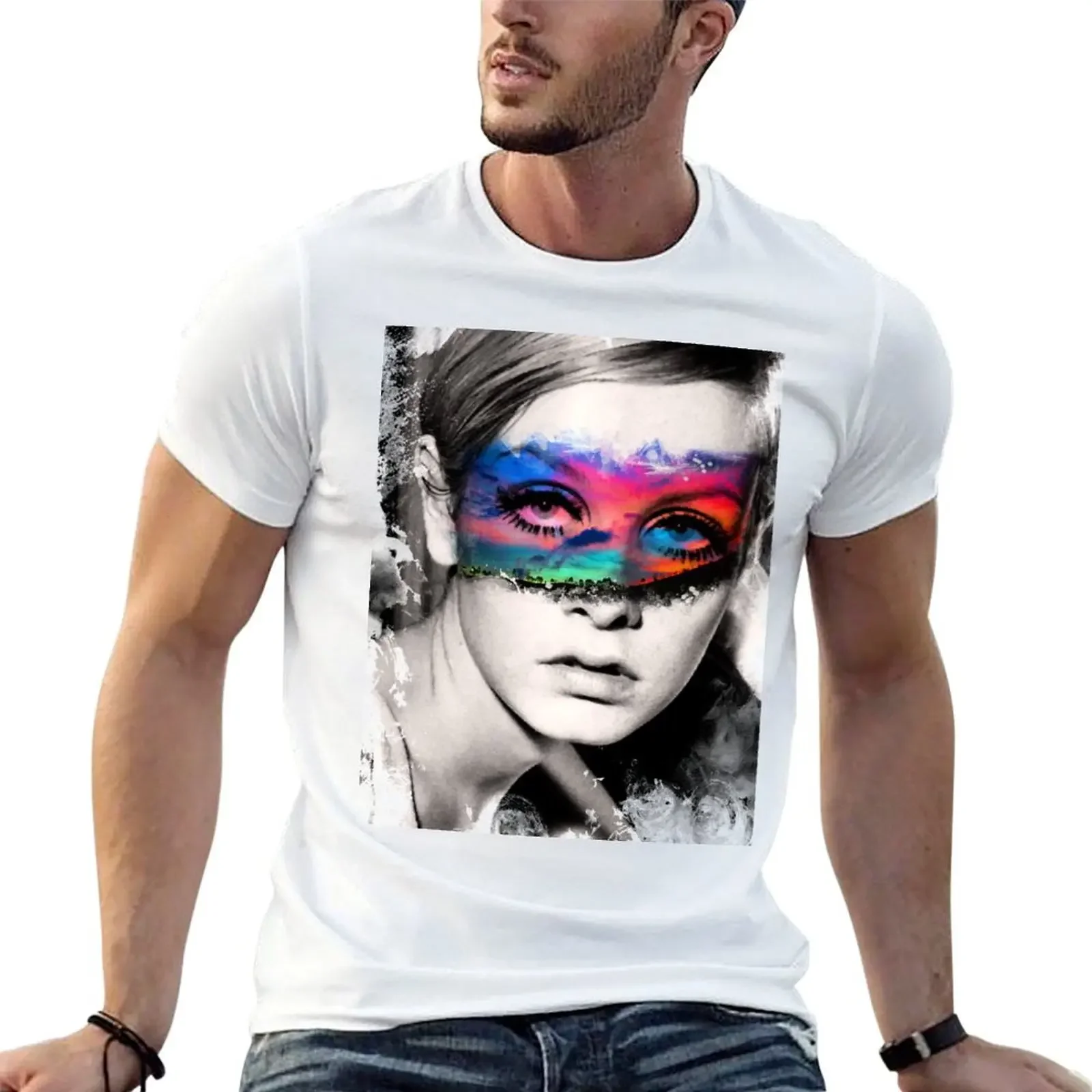 

Twiggy Mask T-Shirt tops rapper graphic tees t shirt men