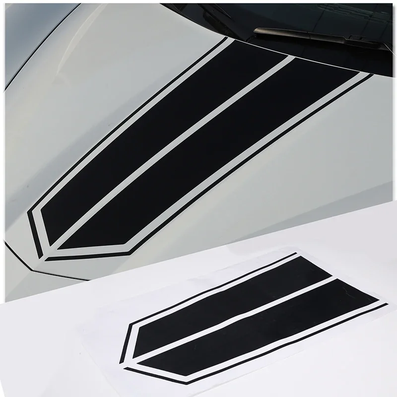 For Chevrolet Corvette C8 Stingray Z51 Z06 2020-2025 Car Engine Hood Stripe Sticker Waterproof Engine Vinyl Decals Accessories