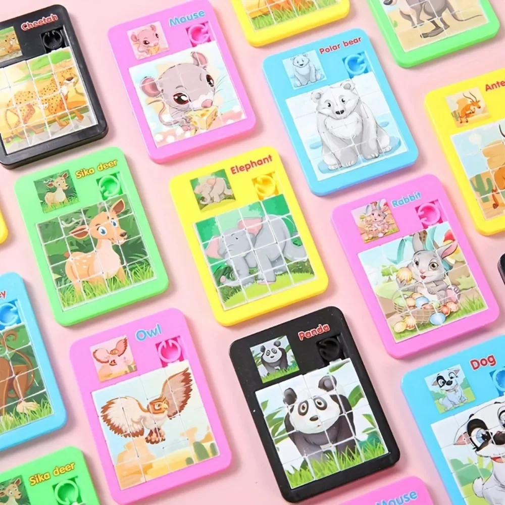 12/24/36 paczek urocze zwierzę puzzle z kreskówek zabawki dla dzieci upominki na przyjęcie urodzinowe nagroda Pinata skrzynka na skarby pakiet nagród prezent na wielkanoc — zdjęcie 4
