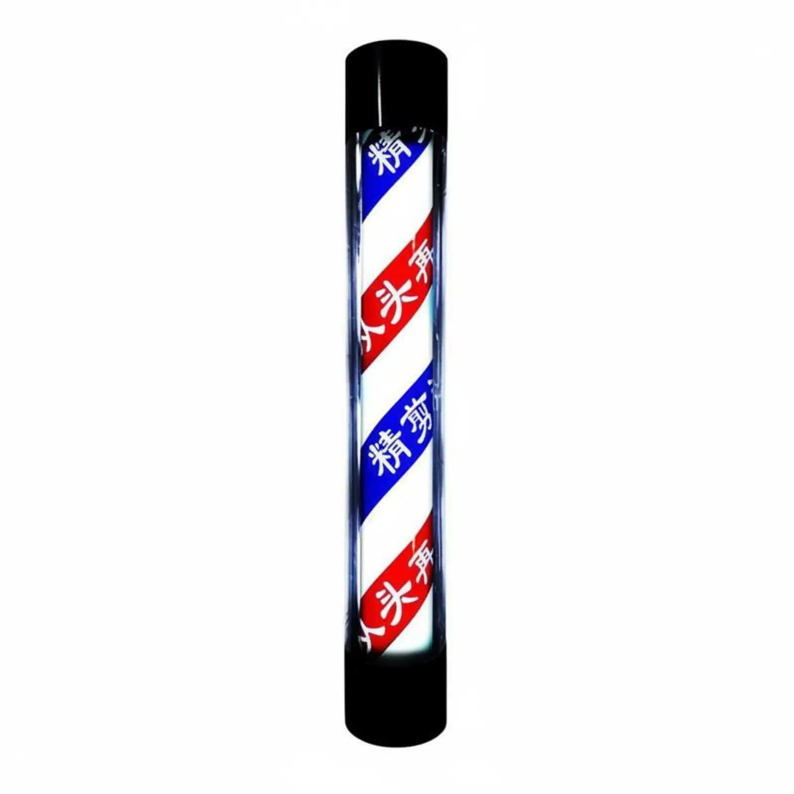 Barber Pole Light - Rotating Striped - usage example