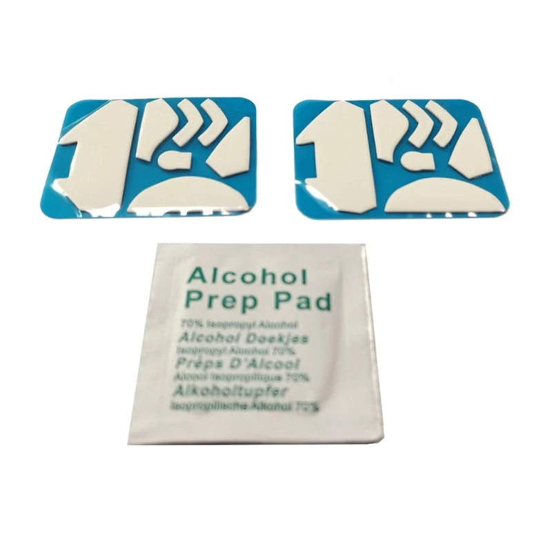 2 Gói Chuột Bánh Lướt Nhẹ Dán Chuột Chân Miếng Lót Cho G402 Miếng Lót Chuột Không Dây Tròn Các Cạnh Cong