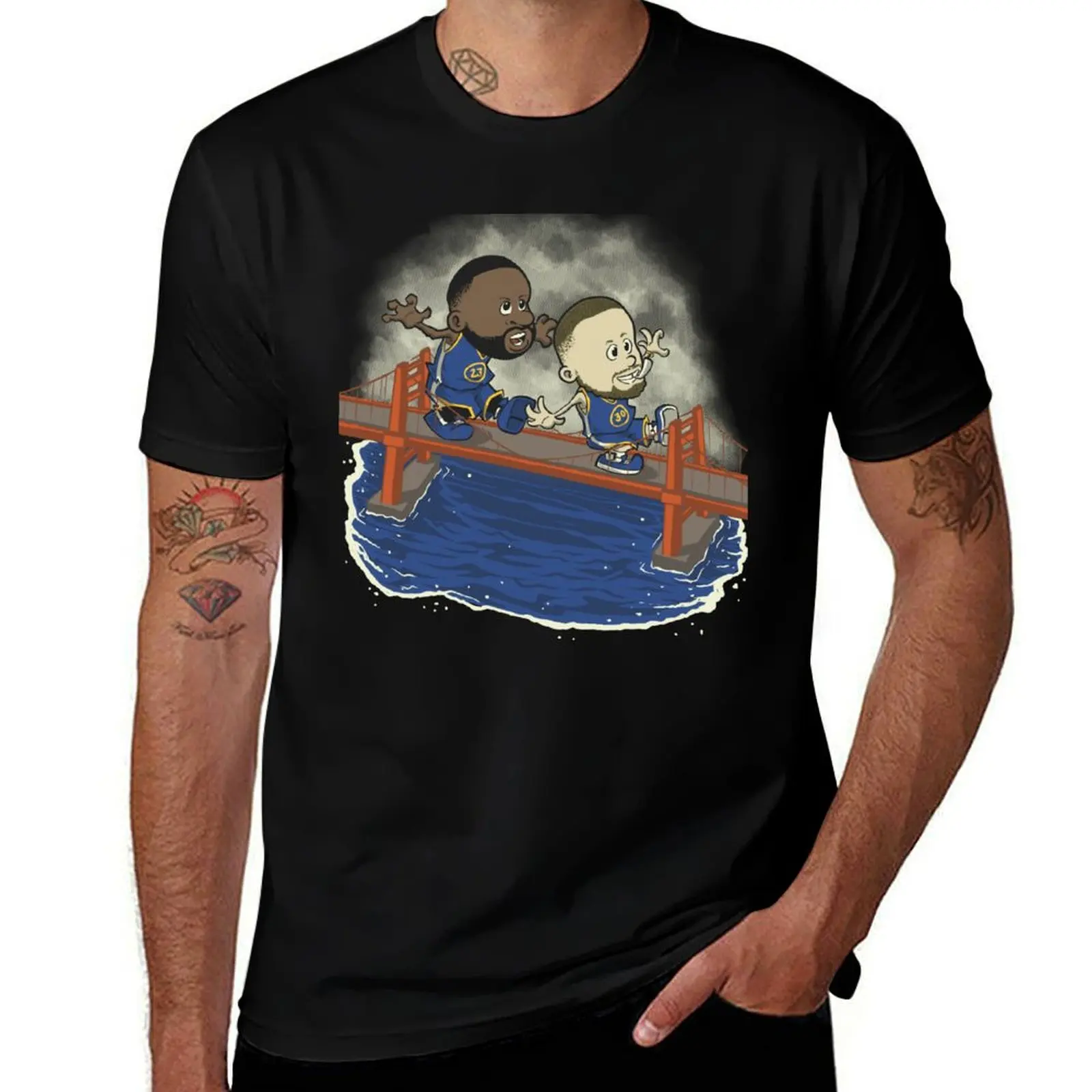 STEPH AND DRAY T-Shirt Cool Feeling Summer Tee Shirt T-Shirt