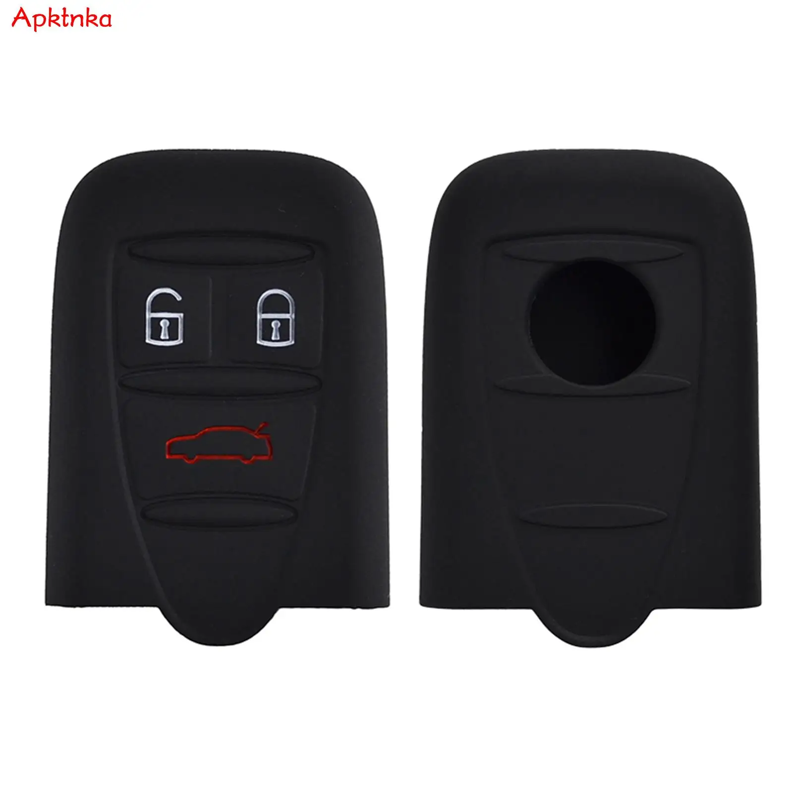 Portachiavi in Silicone a 3 pulsanti Fob Shell Cover per Alfa Romeo 159 Brera 156 Q4 GT 946 Spider Keyless Skin portachiavi portachiavi