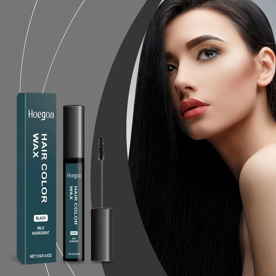 Hoegoa Black Hair Care Beauty Wax Gentle And Easy To Wash Moisturizing Hair Shine Care Hair Cream