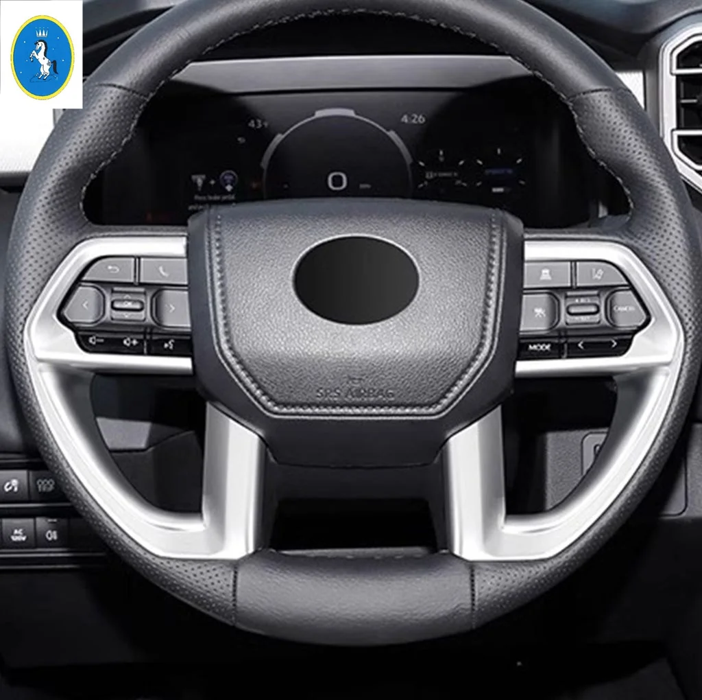

Matte Car Rear Read Light / Window Lift Panel / Steering Wheel / Hand Brake Cover Trim Accessories For Toyota Tundra 2022 - 2025