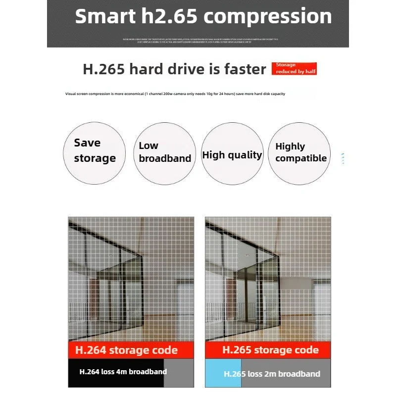 H.265 multi-channel multi-disk NVR HD 4K 8MP network hard disk recorder nvr camera nvr for cctv