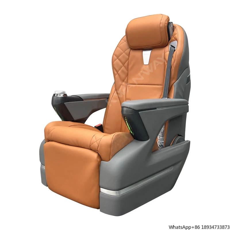 The Vip luxury car seats of Kia Carnival are electrically adjustable car seats The modified seats are passenger recliners