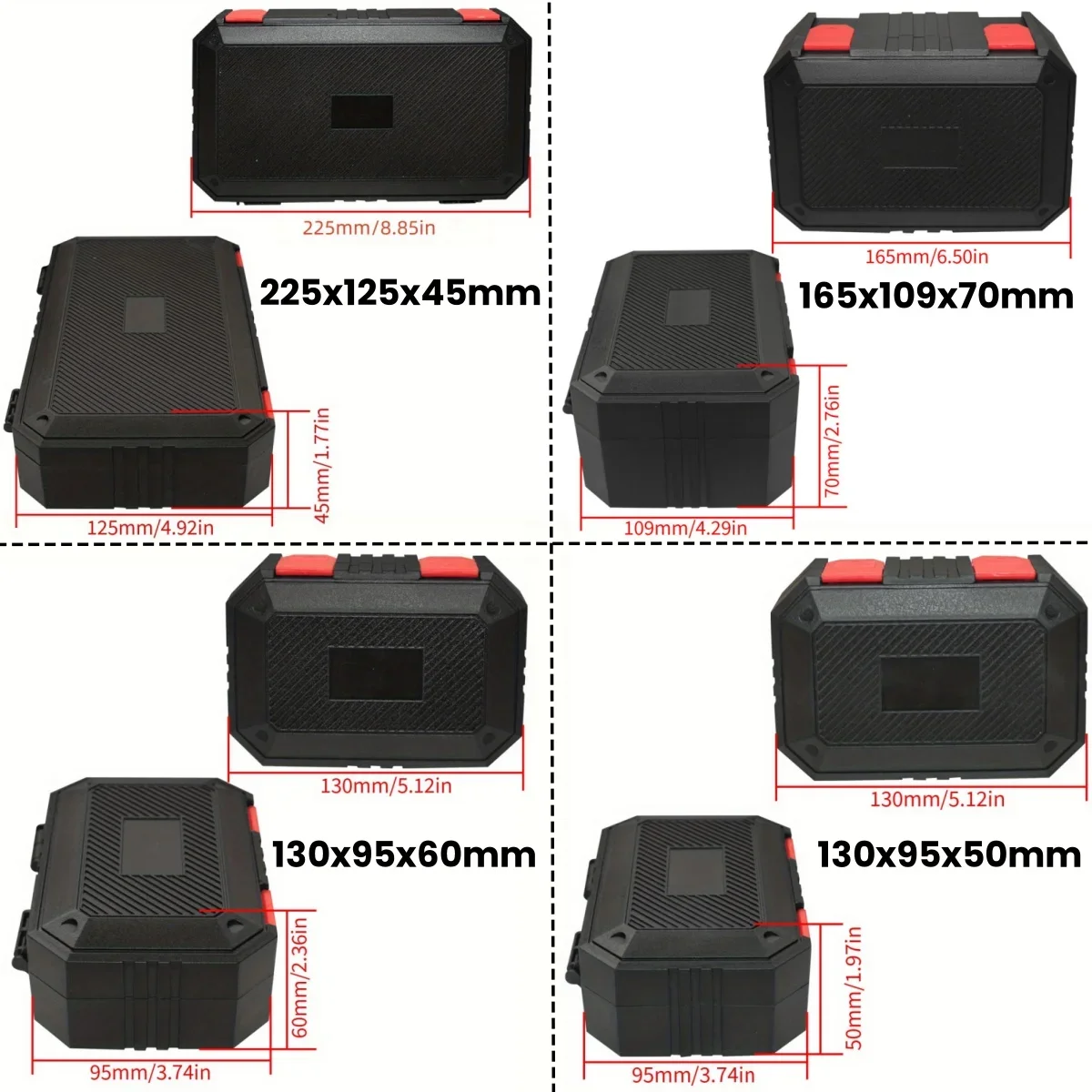 Plastic Small Tools Packing Box Hardware Accessories Organizer Box Storage Accessories Carpentry Accessories Boxes (No cotton)