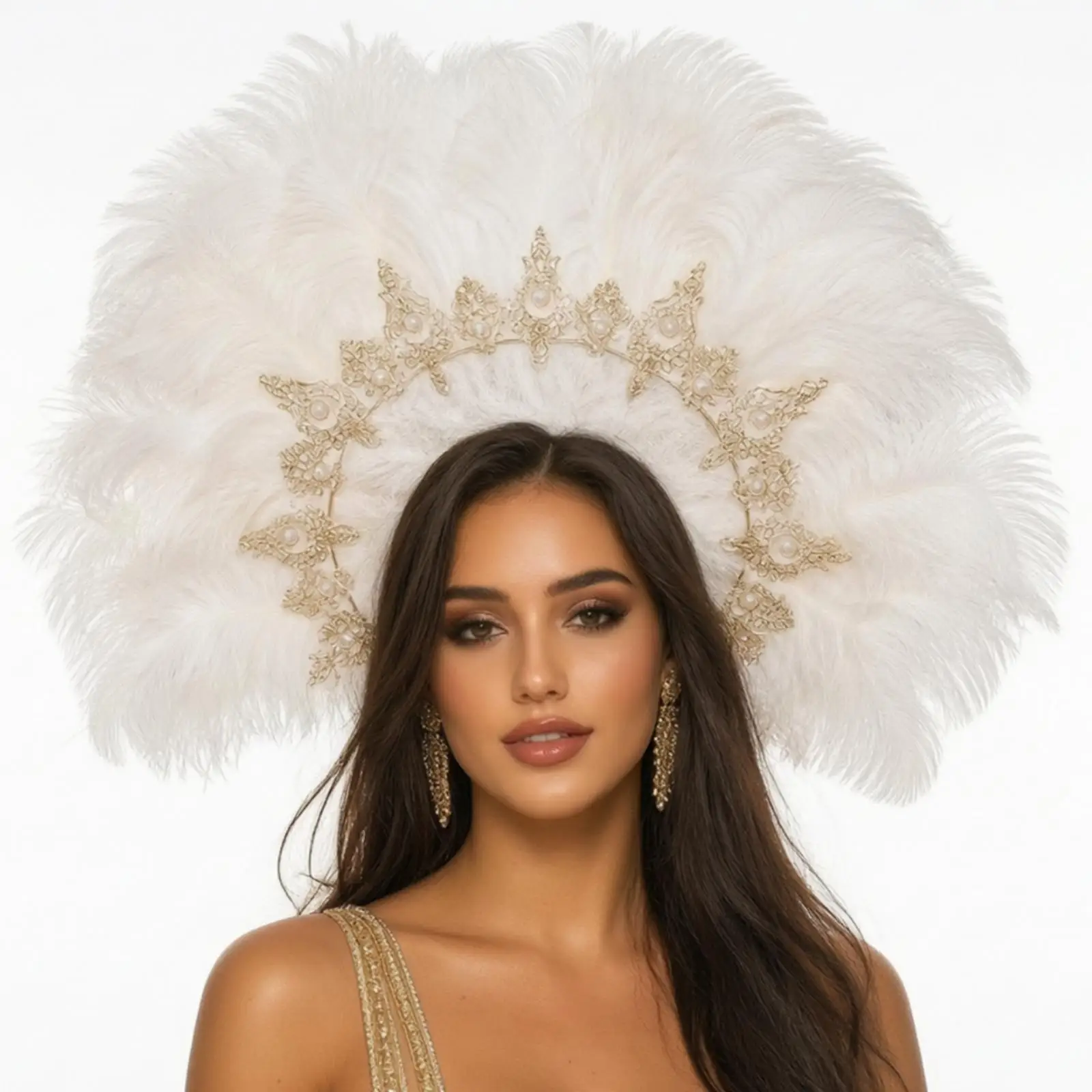 serre-tete-en-plumes-avec-monture-doree-bandeau-de-showgirl-en-plumes