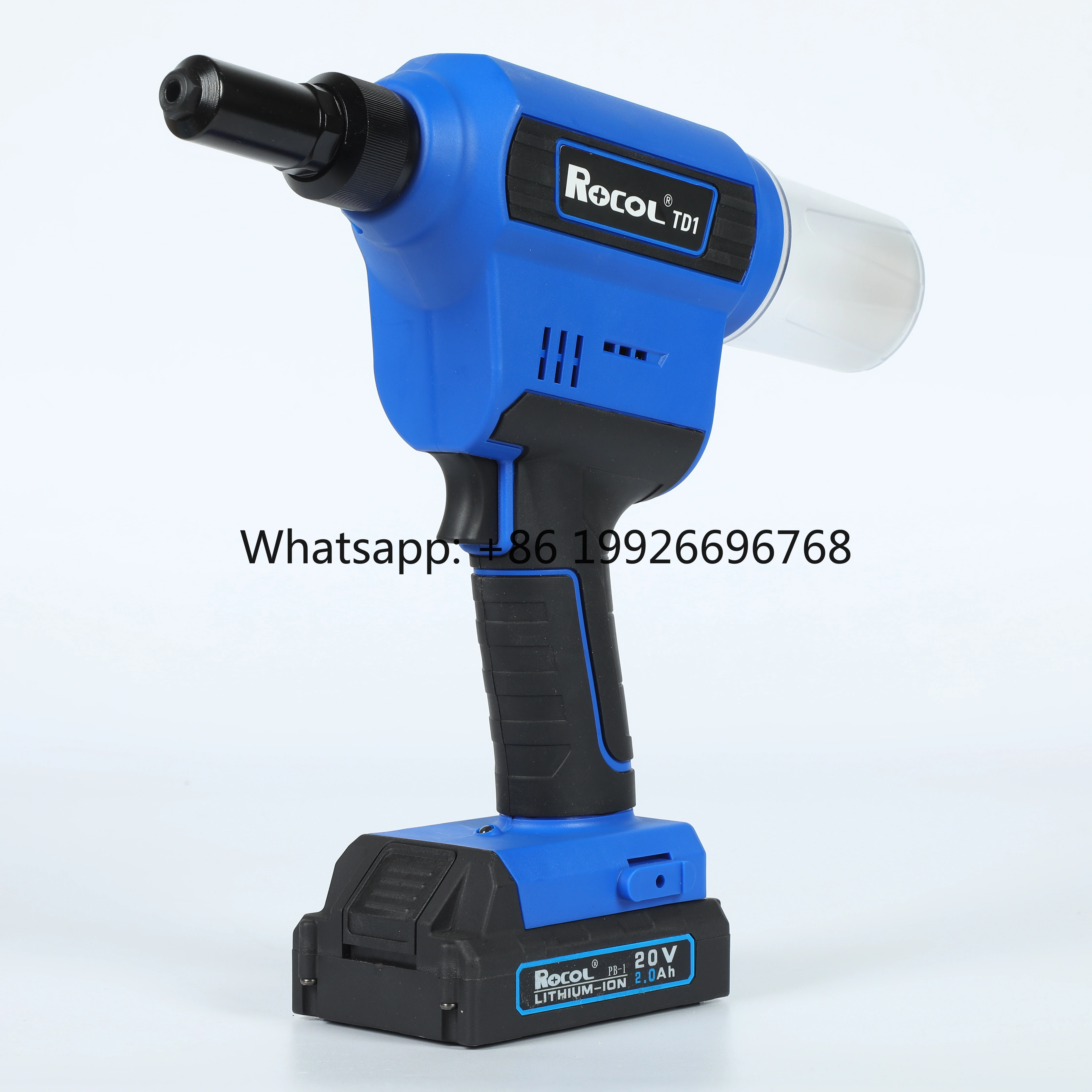 

Rocol TD1 18V Lithium-Ion Battery Rivet Nut Gun. 1-hr Fast Charge. Industrial-grade Metal Auto Furniture. Save Time Effort.