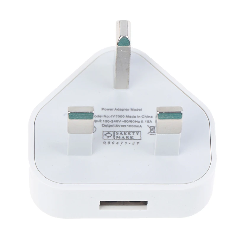 5V/1ASpeedy Fast 1 Port USB Charger 3 Pin UK Mains Wall Plug Adapter ORIGINAL