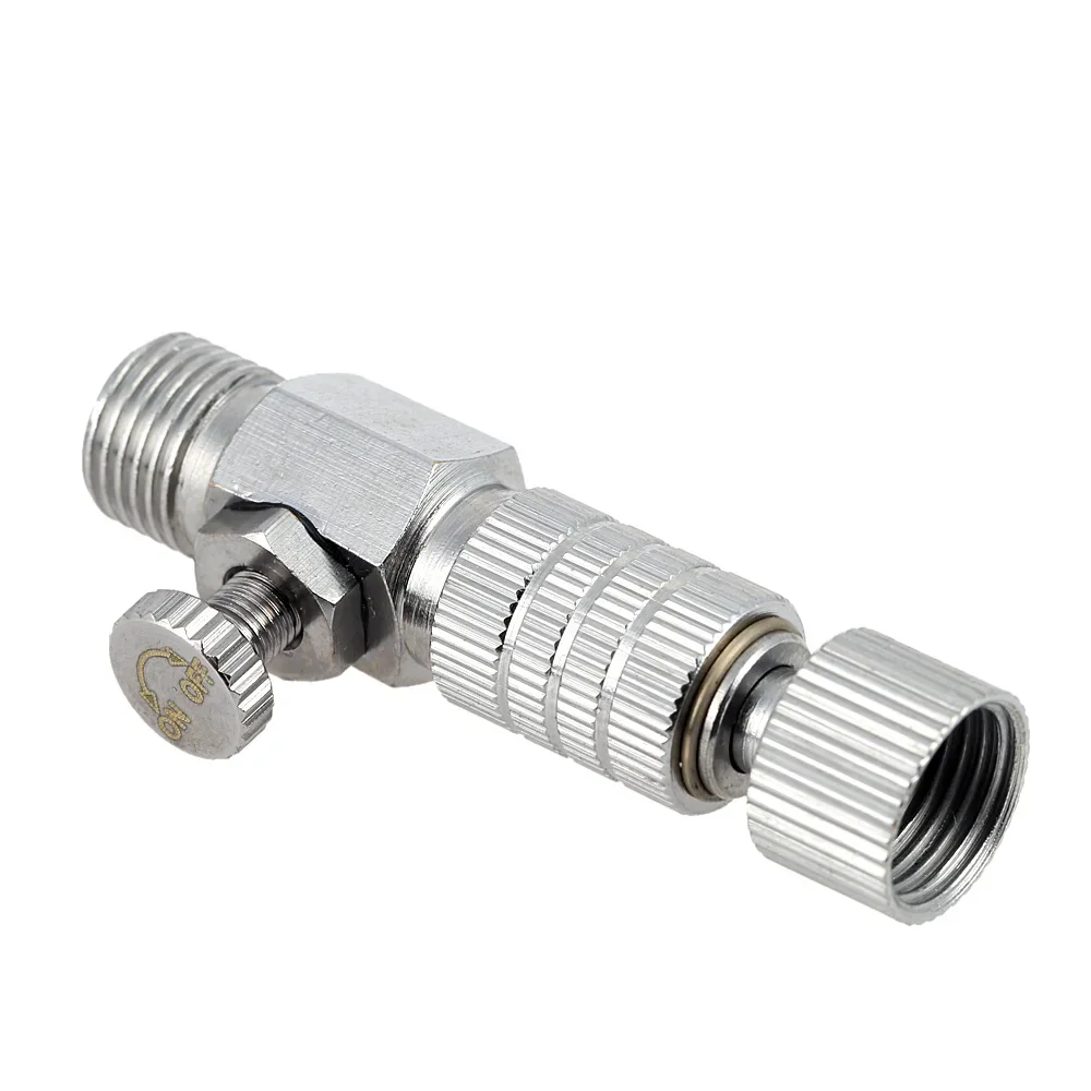 Imagem -04 - Airbrush Quick Release Coupler Airflow Válvula de Controle de Ajuste Acoplamento Air Brush Mangueira Rápida Joint Airbrushes Tool Bsp