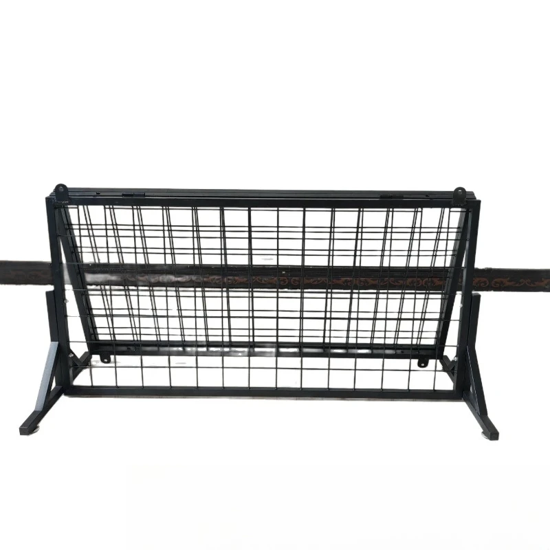 

Folding grid rack, simple stall storage rack, portable floor-to-ceiling stall display rack, outdoor exhibition jewelry rack