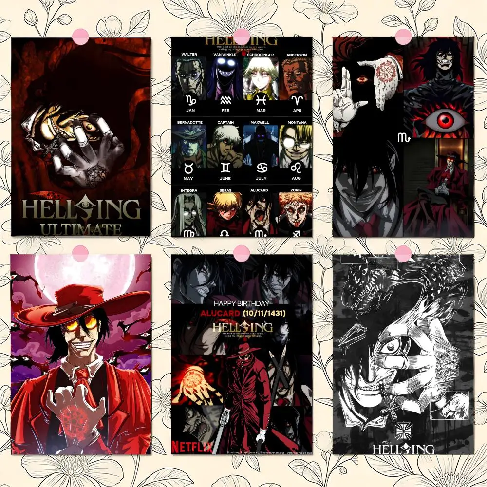 Anime H-Hellsing Poster Premium PP Wall Decal - Peel & Stick