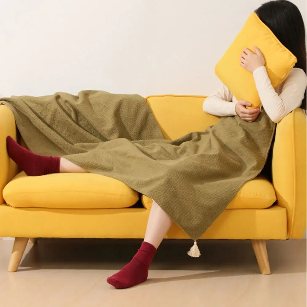 Wearable Electric Heated Blanket Zipper Closure Adjustment Body Warmer Wrap 3 Heating Levels Washable Warm Heating Scarf Home