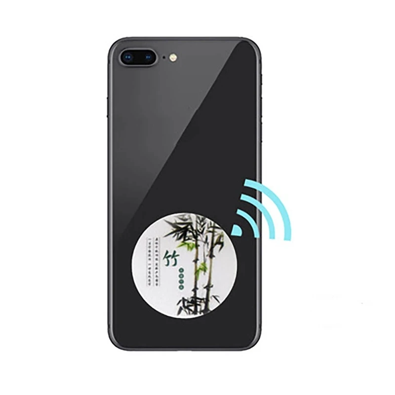 IC UID Changeable RFID Smart Sticker Tags Block 0 Rewritable 13.56MHz Anti Metal Interference Cartoon Proximity Card 1Pcs