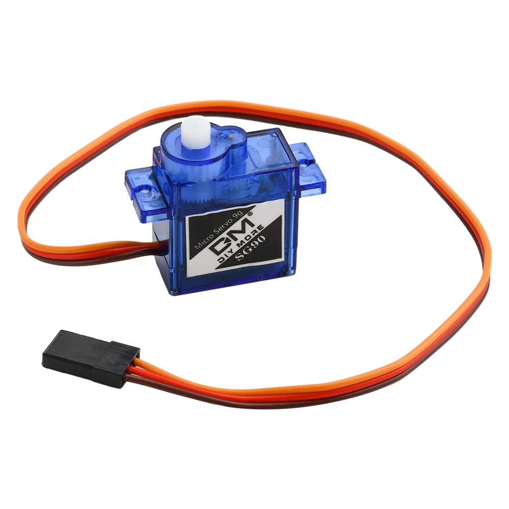 Mini Micro Servo para Helicóptero RC, Avião e Carro, Motor Azul, RC 250 450, SG90, 9g, 4.8V-6V, 1Pc Lot