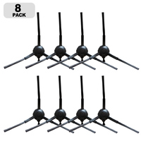 8pcs Side Brushes For Eureka Lvac Voice Nuo For Dynaking R21 Robot Vacuum Cleaner Household Cleaning Tools Replacement Parts