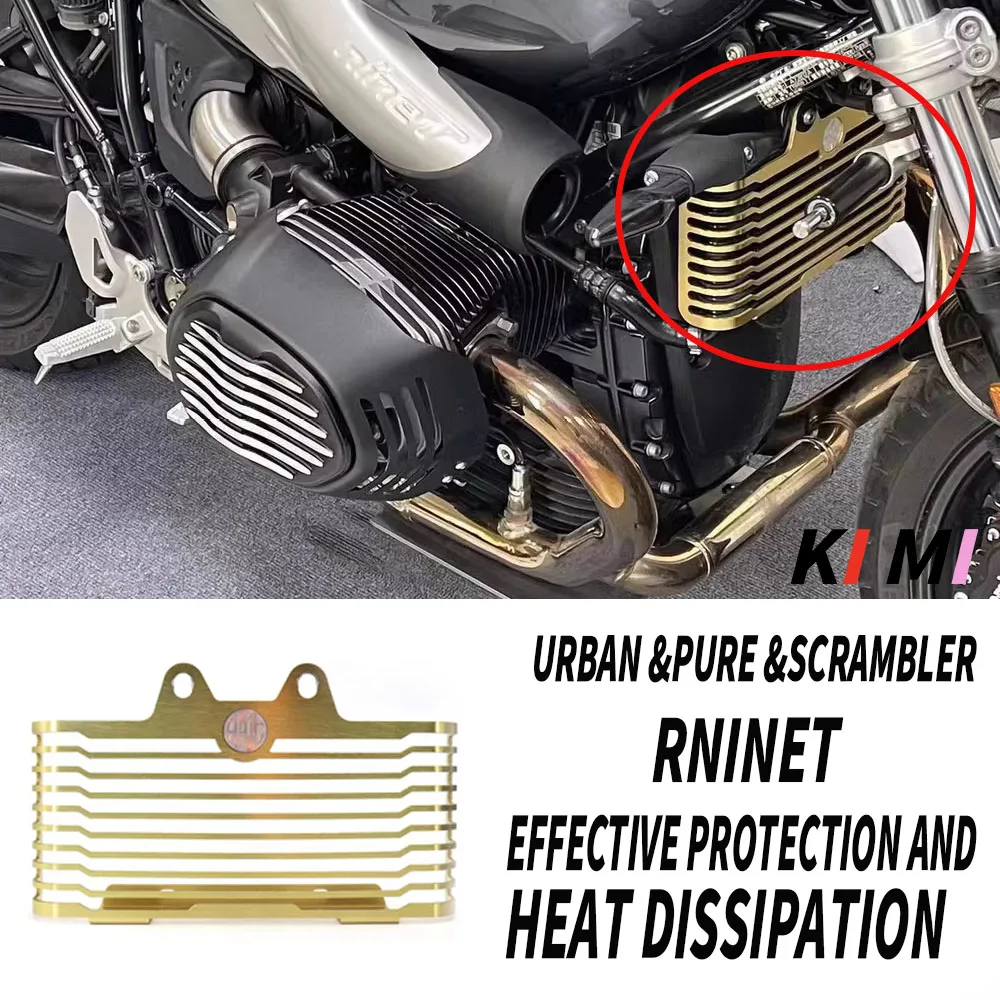 

Radiator Grille Cover Bescherming Voor Bmw R9T R Negen T 2021- Water Olie Radiator Grill Guard Rninet Rninet Scrambler urban Pur