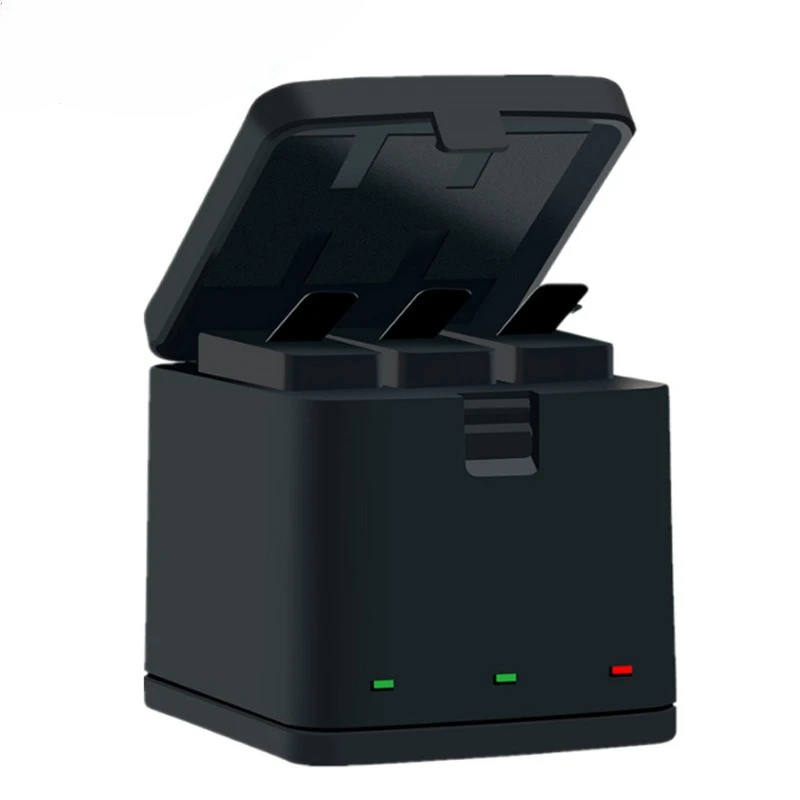 Compatibile con Gopro12/11/10/9 Triple Charger Hero Accessori per fotocamera Custodia di ricarica Custodia per batteria