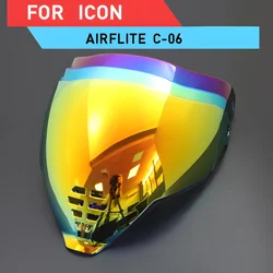 Visera de casco para ICON Airflite IC-06, protectores de casco de motocicleta, protección Uv, Visera facial, protector solar, parabrisas