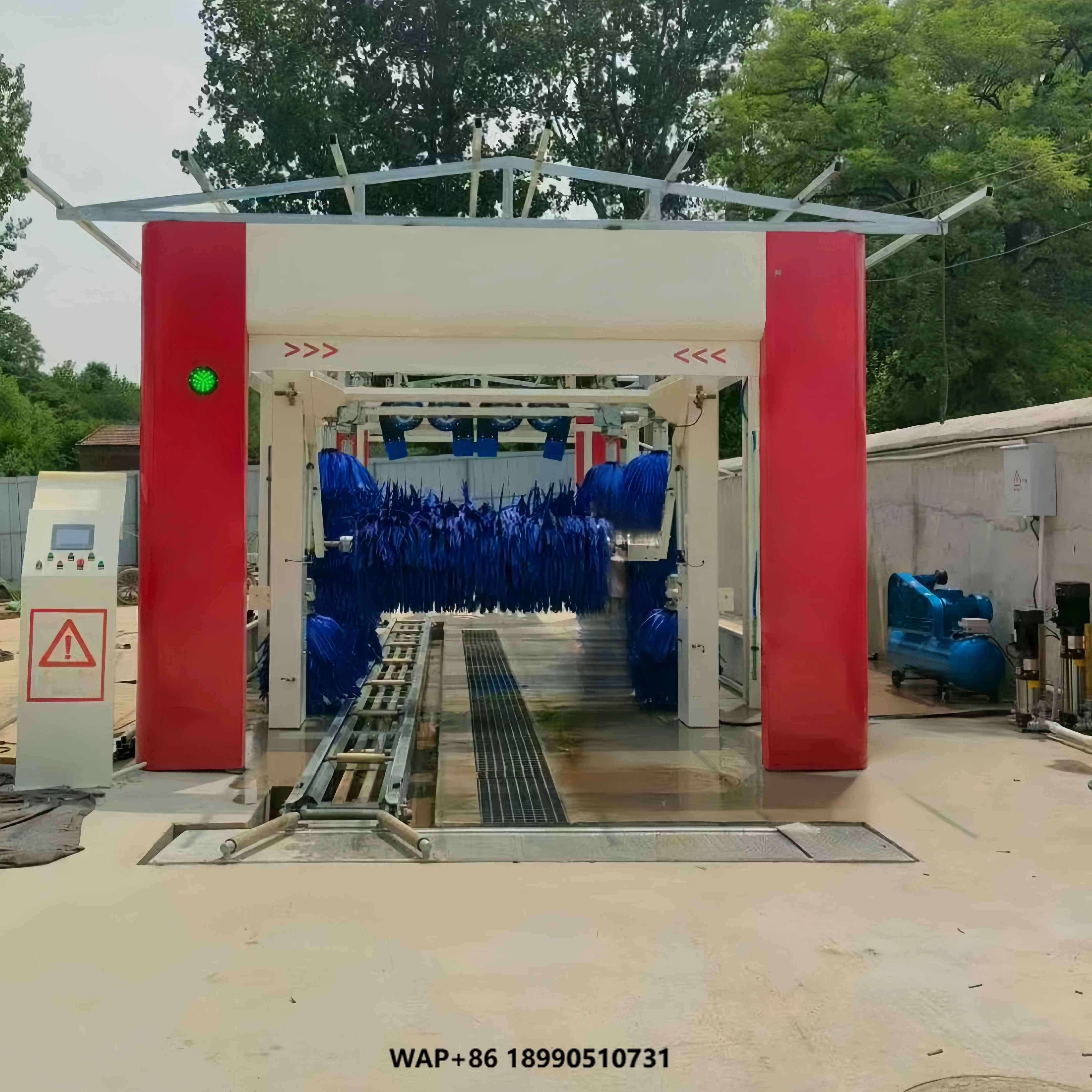 Easy to Use Energy Saving Fast Cleaning Fully Automatic Tunnel Car Wash Machine