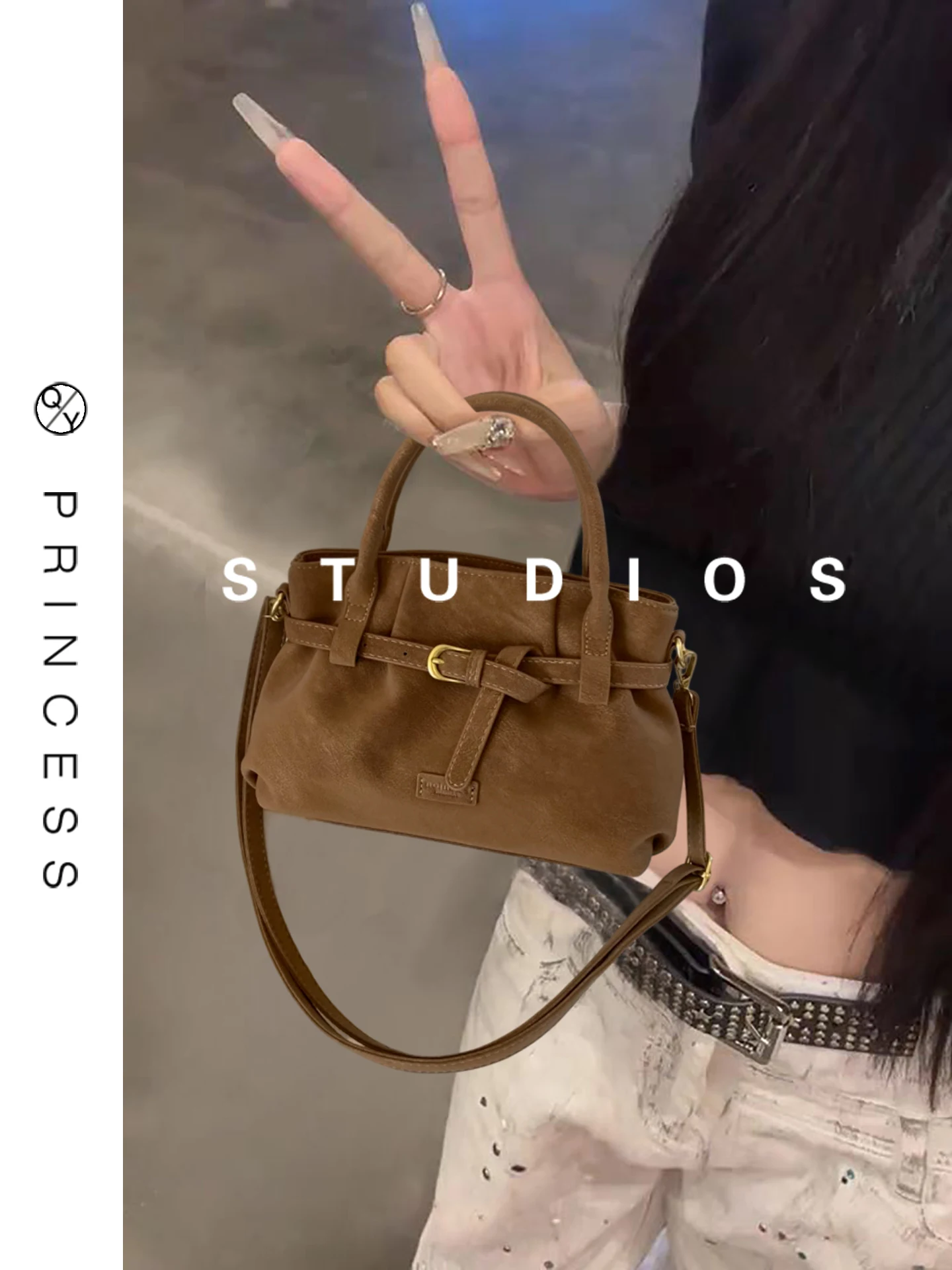 

Malmine Krins, новинка 2025, женская большая сумка с матовой текстурой, пригородная сумка-мешок на одно плечо, сумка-тоут с наклонным крестом