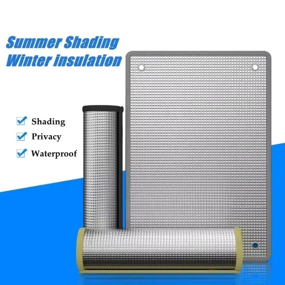 Film isolant pour fenêtre en aluminium, double face, anti-UV, pare-soleil avec ventouses amovibles