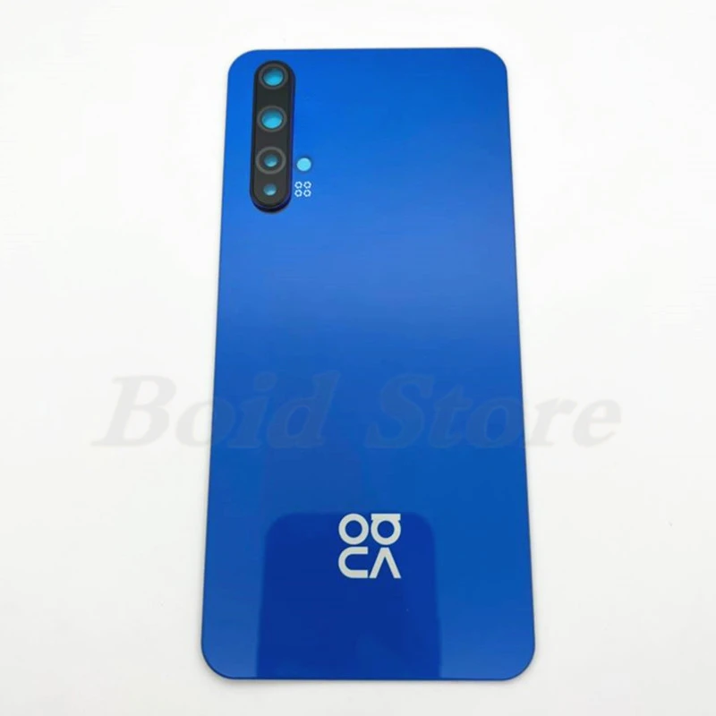 for Huawei Nova 5T Battery Back Cover Rear Door 3D Glass Panel Glass Housing Case Nova5T Camera Glass Lens Adhesive