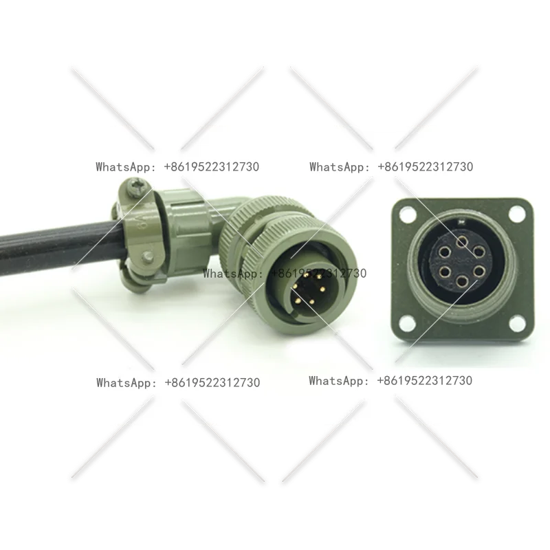 

MS5015 6-pin American standard aviation plug MS3108A-14S-6S/P MS3102A elbow connector