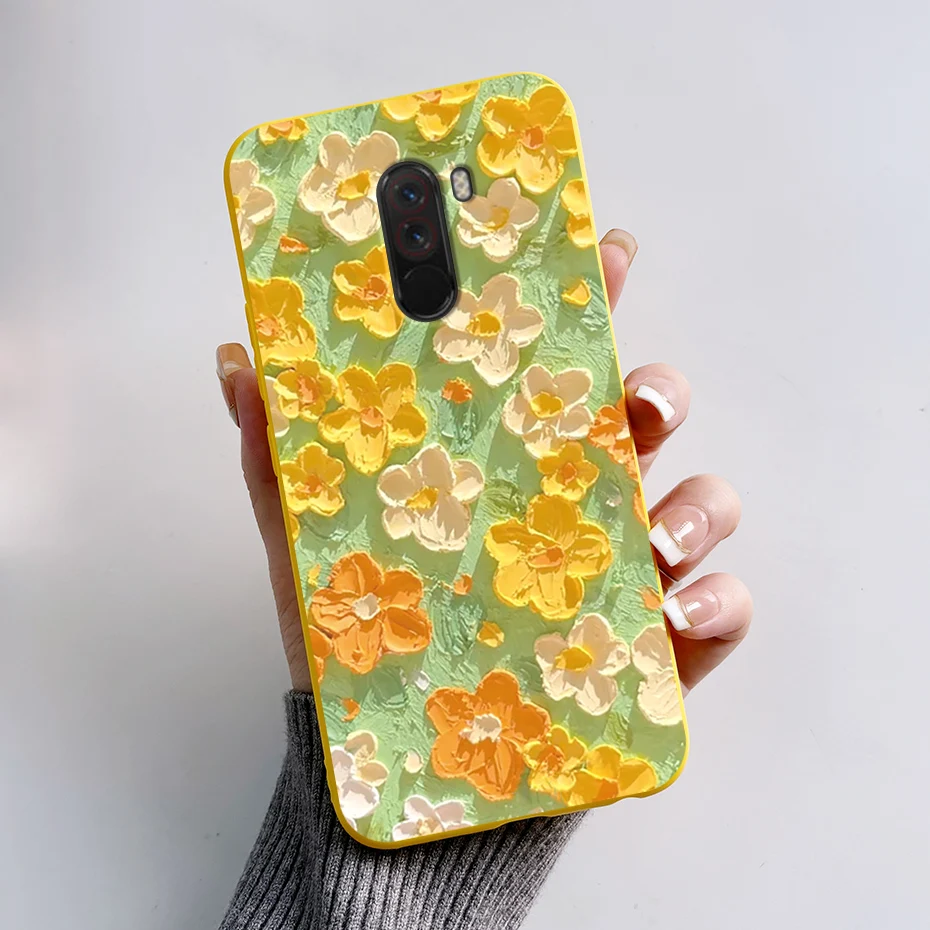 Case For Pocophone F1 Case Xiaomi Pocophone F1 Phone Case Silicone TPU Bumper Cute Rabbit Panda Cover for Poco F1 F 1 Capa Coque