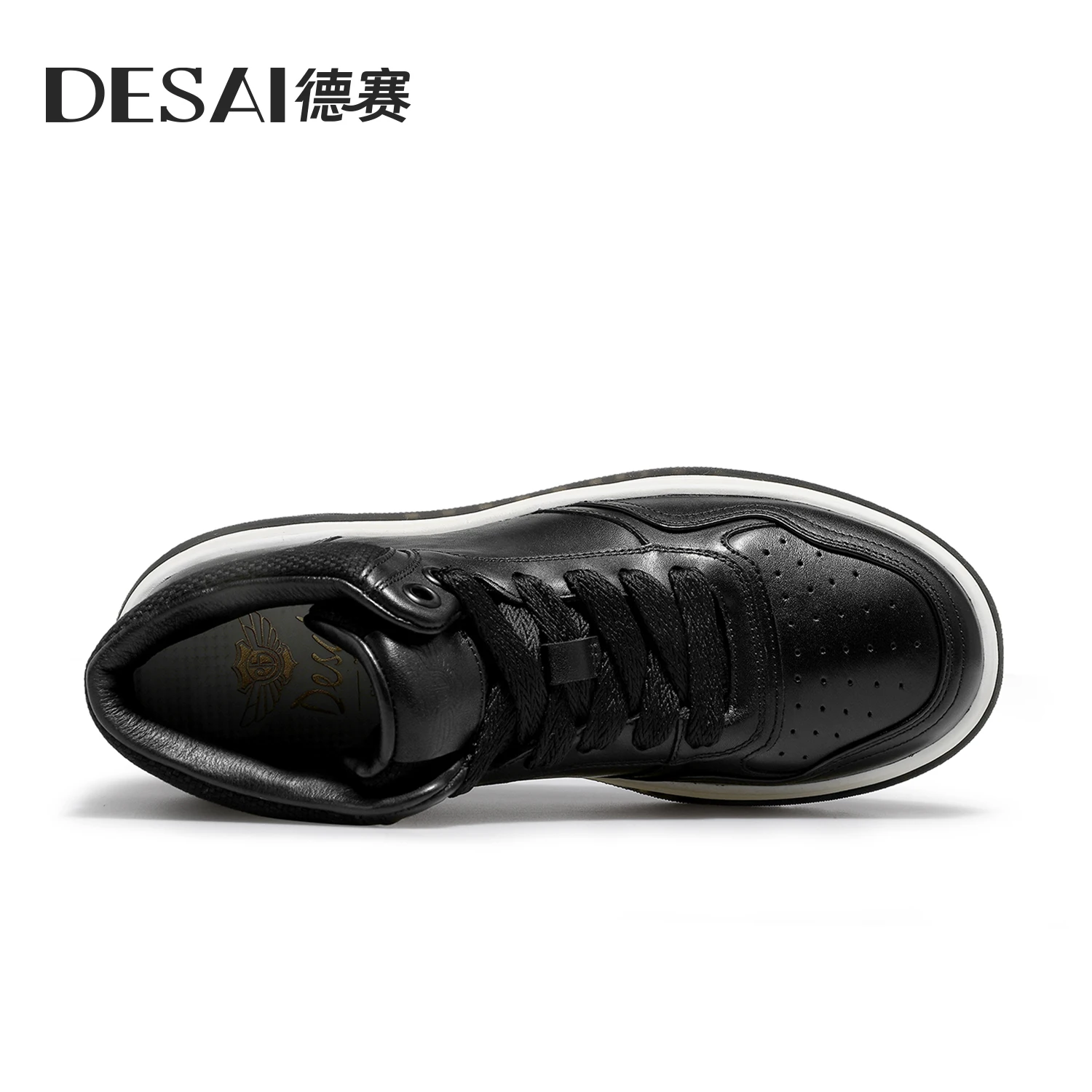 DESAI Sneakers Boots Men Casual Shoes Genuine Leather Soft Breathable Mens Male Outdoor Comfortable 2024 Fashion Brand Footwear