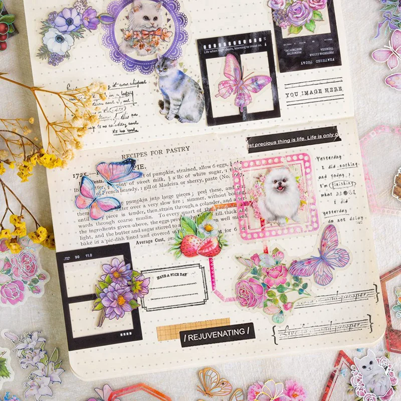 Scrapbook Sticker PET For DIY Photo Album Scrapbooking Homemade Diary Gift Notebook Journals Arts