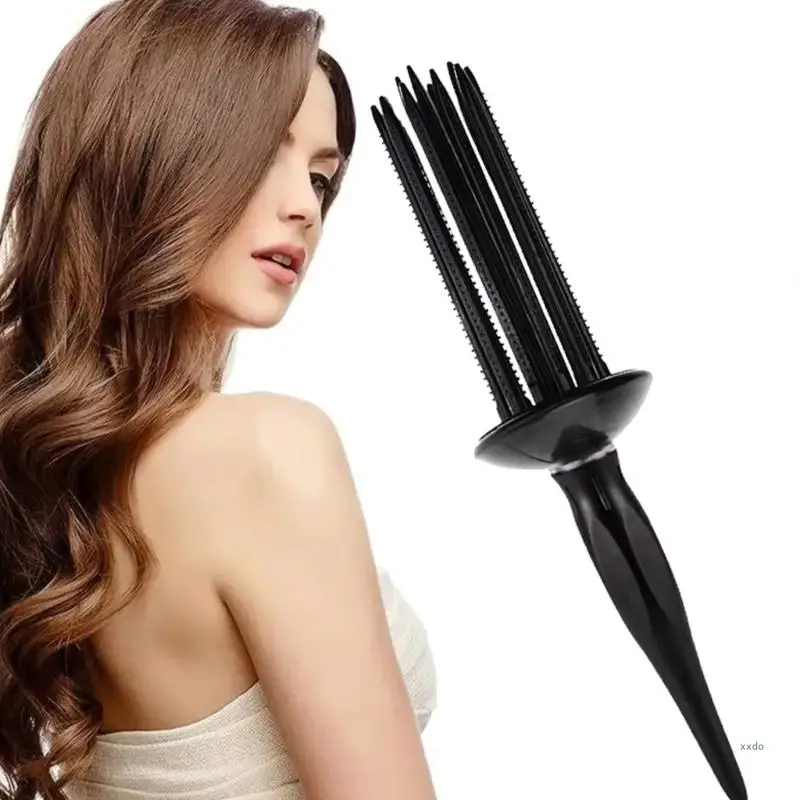 Curl Defining Brush Hair Styling Tool for Woman Practical Round Hair Brush Curly Hair Essential for Perfect Hairstyles