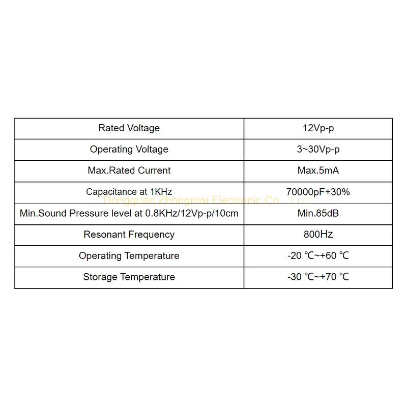 4414 Piëzo-elektrische zoemer