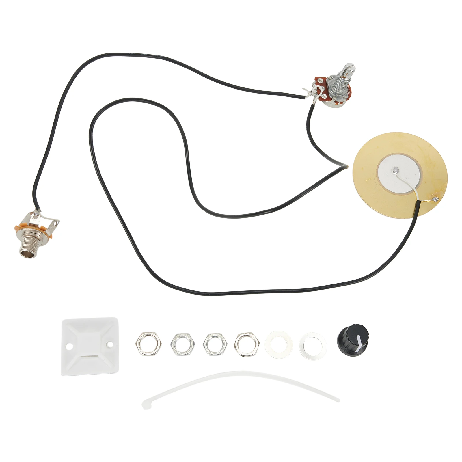 Enhance Your Instrument's Sound Projection with this Prewired Piezo Pickup Set Perfect Fit for Multiple Instruments