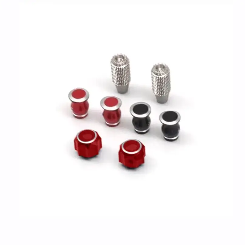 Remote Controller Rocker Thumb Joystick Lever Red/Black Knob Gimbal Stick Ends CNC Modification Kit for RC Drone Jumper T20 T20S