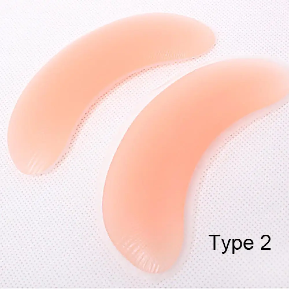 1 Pair Women Fashion Soft Silicone Gel Bra Breast Enhancer Push Up Inserts Pads Make the breasts look larger Push up the breasts