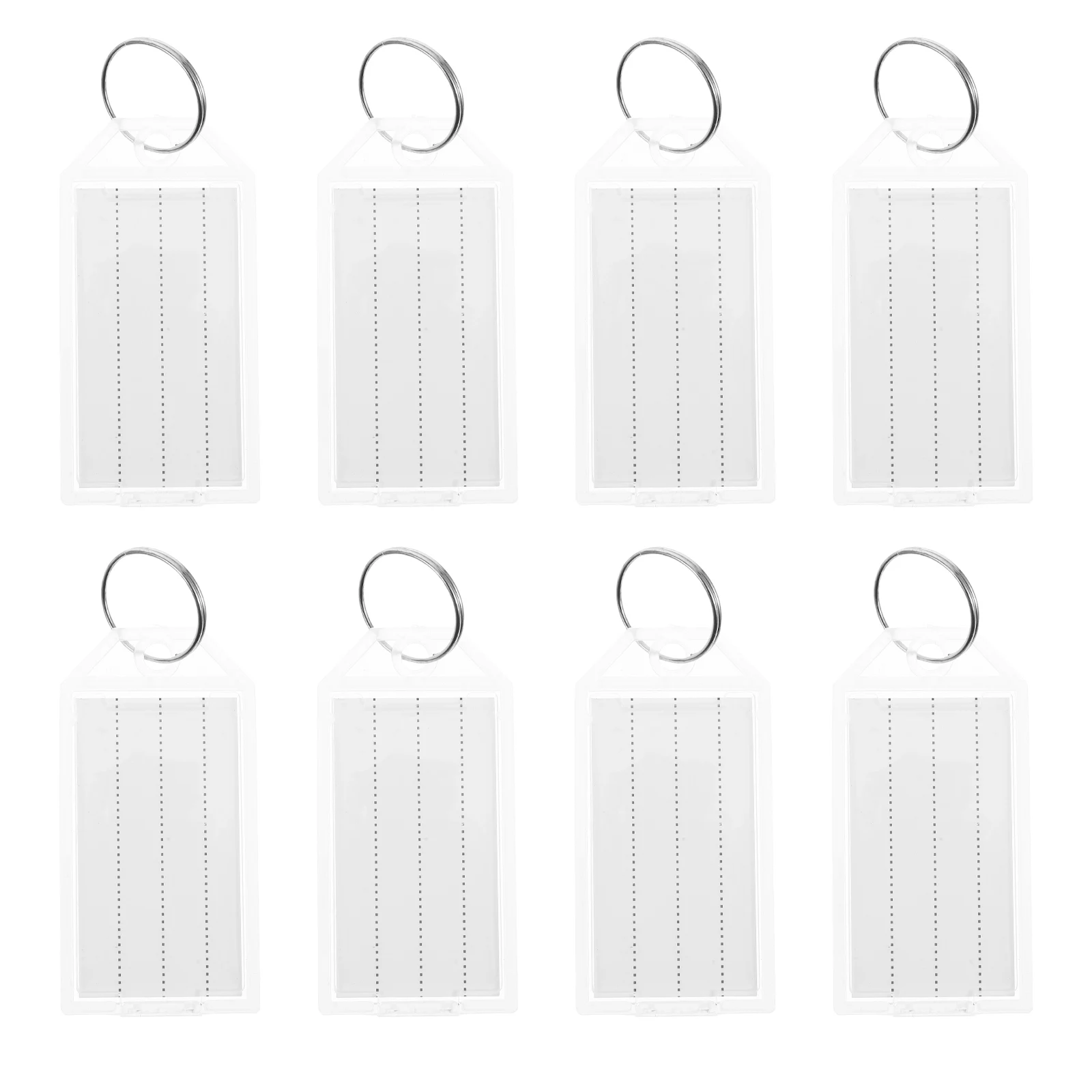 

100pcs Key Tags Luggage Labels Blank Suitcase Tags Baggage Travel Accessories Plastic Lightweight Compact Design