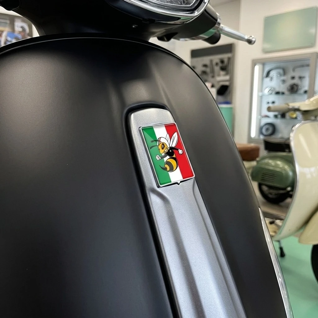 For Vespa Scooter LX Primavera Sprint GTV GTS 946 PX Clip-in Style decoration Badge Horncast Horn Cover Case