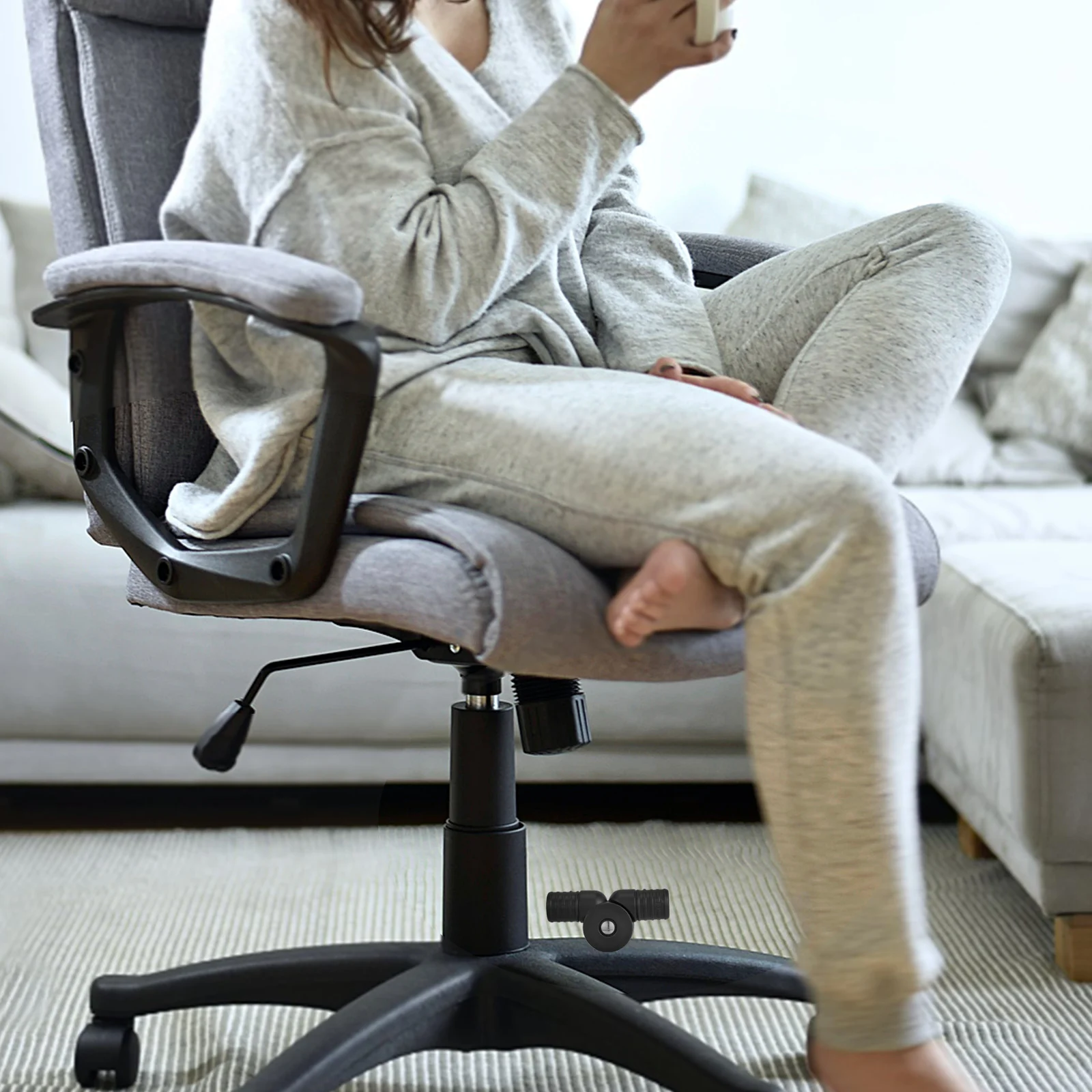 

2pcs Wicker Chair Movable Joints Durable Plastic Folding Parts Recliner Accessories Connector Tube Fitting Beach for Swivel