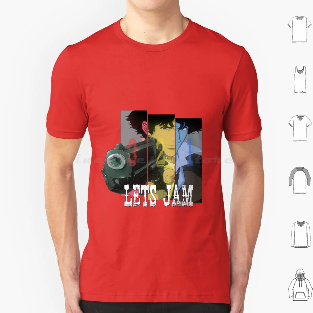 Let's Jam T Shirt Men Women Kids 6xl Anime Manga See You Soon Space Jet Spike Black Lagoon Japan Japon Western