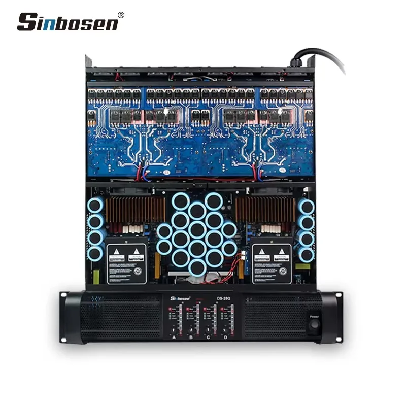 DS-20Q Sinbosen 4000 Watts Sound 4 Channel Professional Audio Power Amplifier 10000w