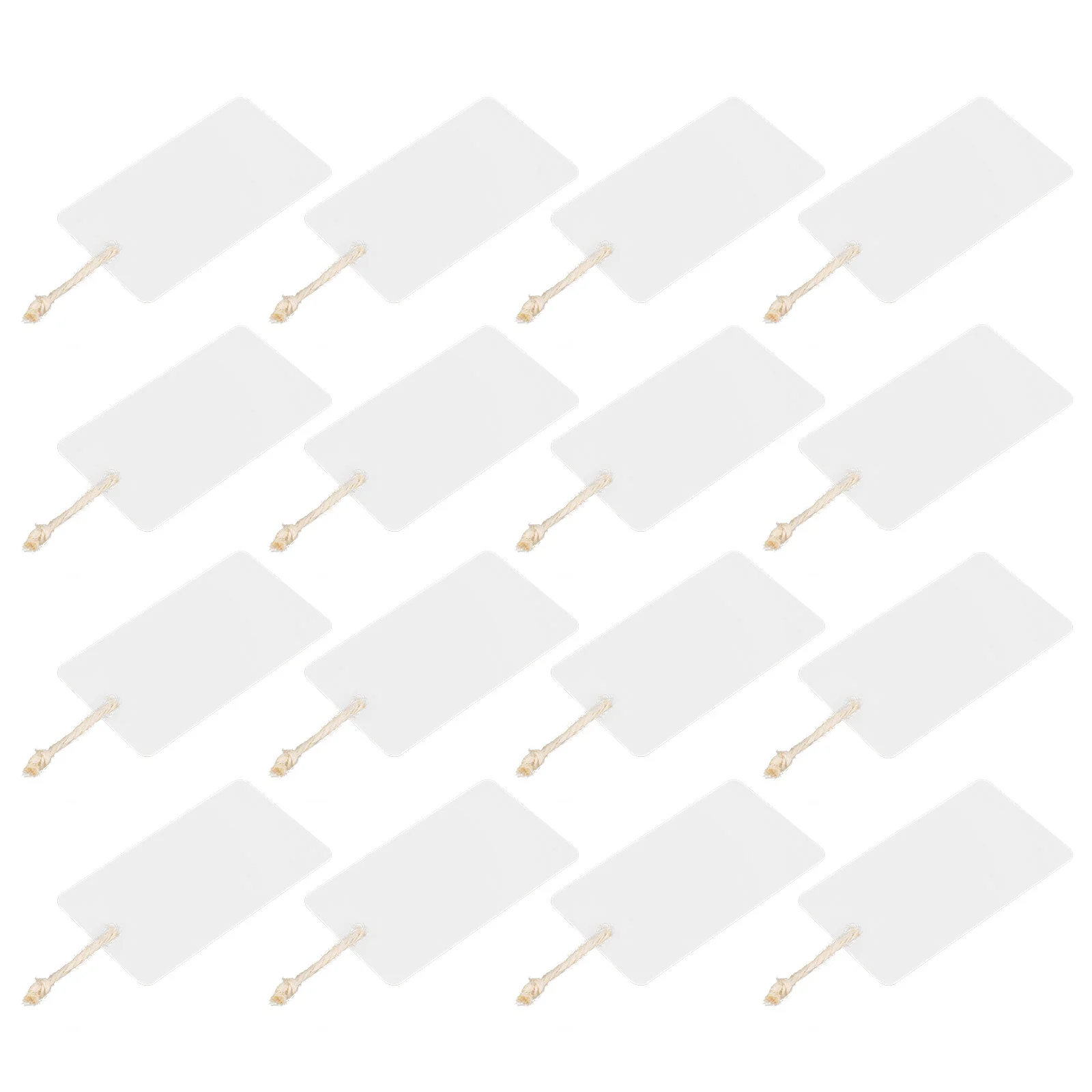 

16Pcs Basket Labels Acrylic Blank Hanging Tags DIY for Kitchen Pantry Storage Bin Organizer Labels Acrylic Basket Label