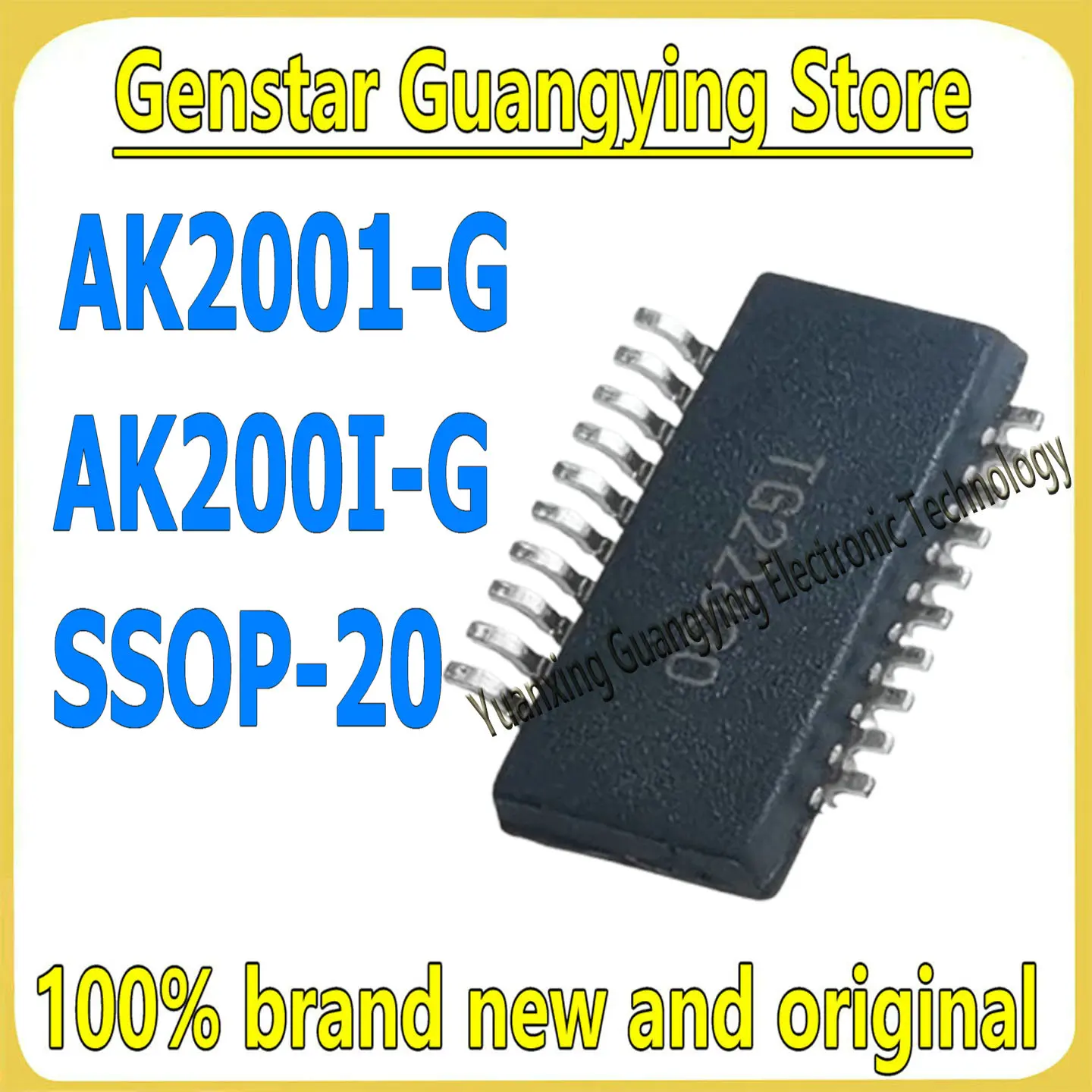 (1 piece) AK2001-G, AK200I-G, AK2001, AK200I SSOP-20 Mainboard Debug Chip, LPC Interface, LED Driver, Chipset, 100% Brand New