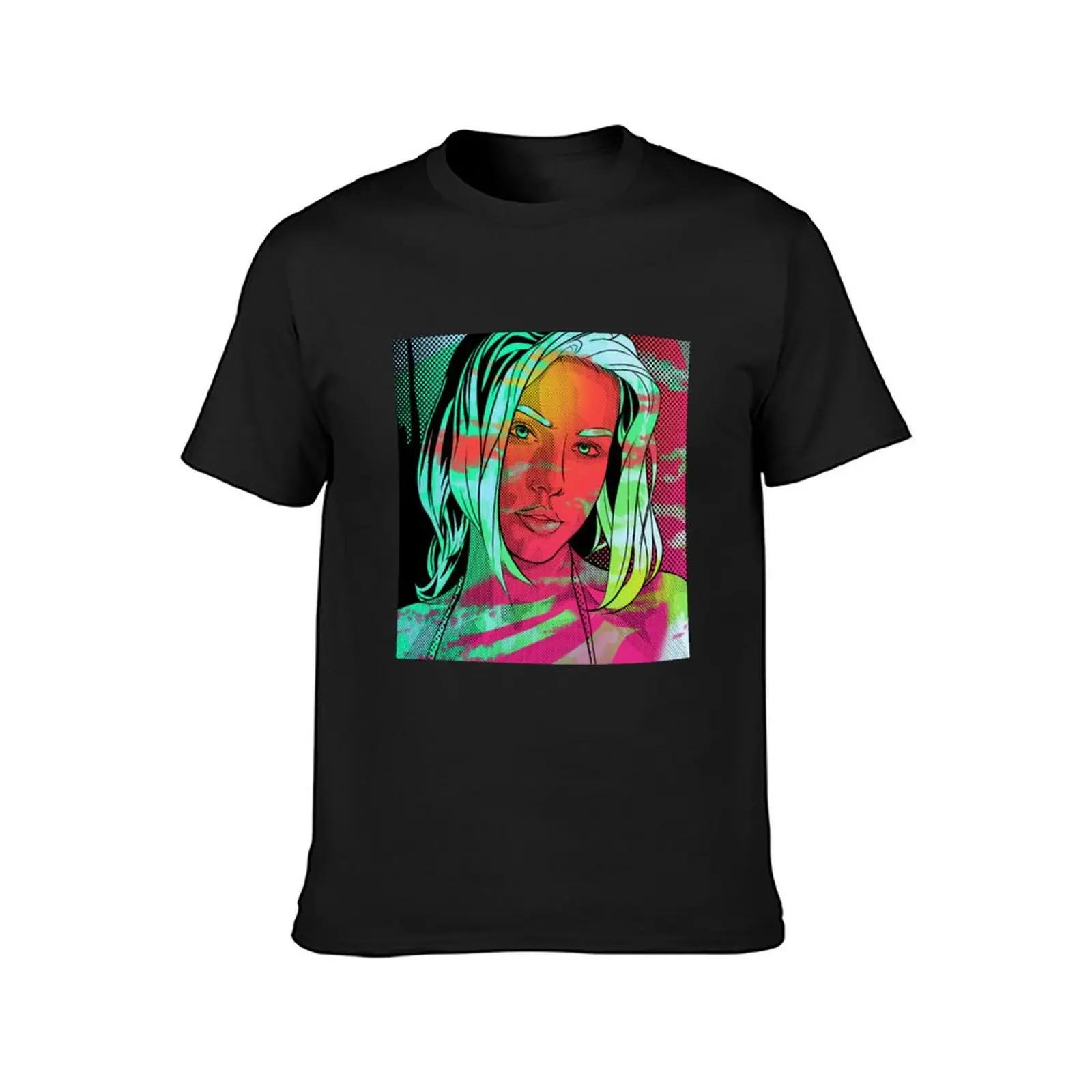 Pop Art Girl Bright Colors T-Shirt cute clothes tees big and tall t shirts for men