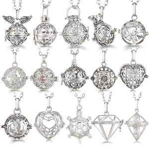 Rusia Tradisi Berpadu Indah Sayap Malaikat Caller Kalung Diffuser Minyak Esensial Wanita Hamil Aromaterapi Liontin Perhiasan 6 kalung peluit penjualan terbaik - №