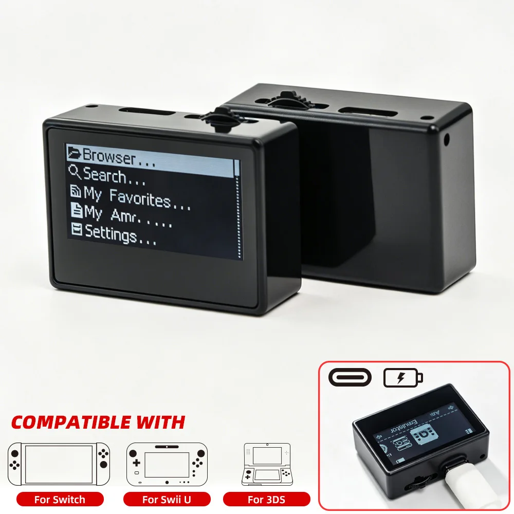REMANK FLASHEMUL NFC Pixl para Emulador Amiibo para Switch2 3DS, Accesorio Simulador NFC de Juego Inteligente con Deslizamiento Infinito para Zelda