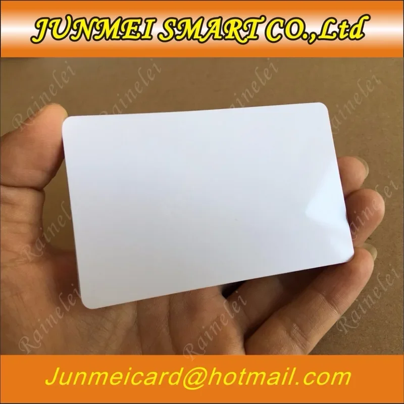 

100pcs Blank Printable PVC Plastic Photo Id White Credit Card Without Chip 30Mil CR80 Free Shipping