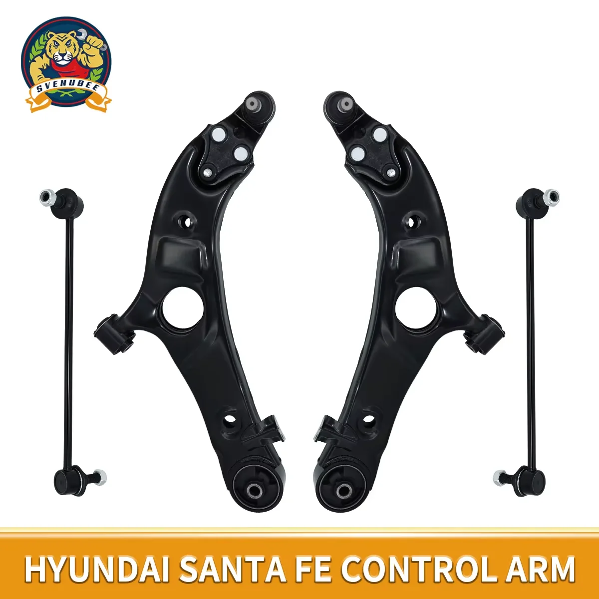 

Svenubee Front Lower Control Arm Sway Bar Link 4Pcs Kits for Hyundai Santa Fe Kia Sport Sorento 2013 2014 2015 2016 2017 2018